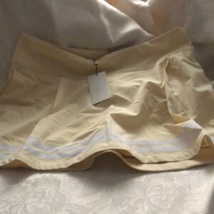 Calia Women's light yellow golf Skorts